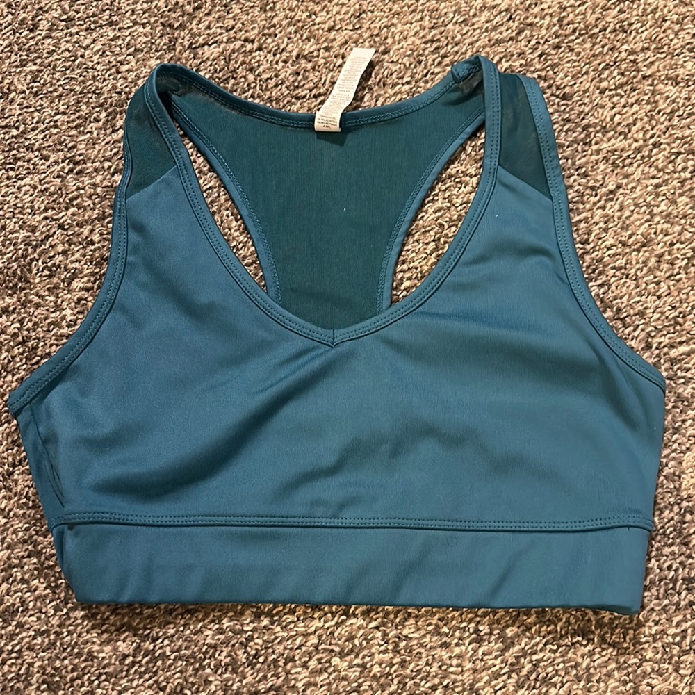 RBX teal sports bra